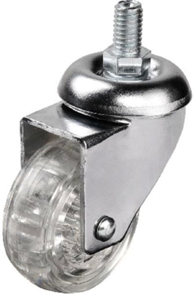 STOREMAX Hts 302 - 50X20 mm Transparent Roller Screw Wheel