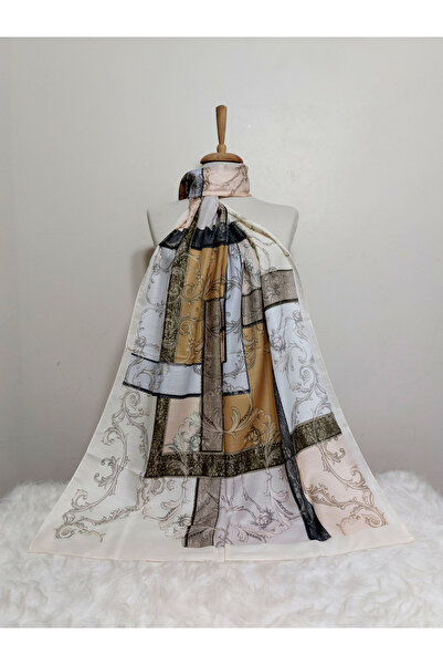 REMOMODA شال قطن ناعم منقوش