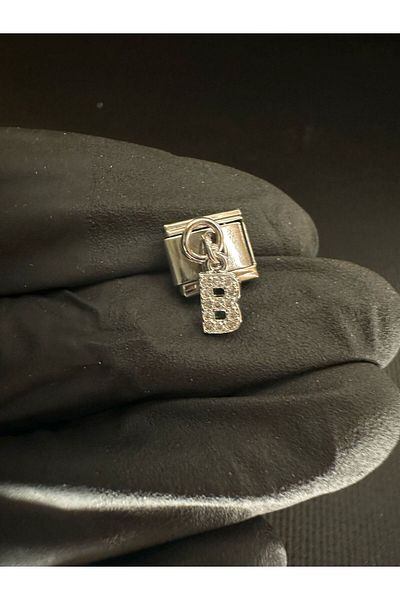 Mutenaura Stainless Steel Nomination Charm/ Letters