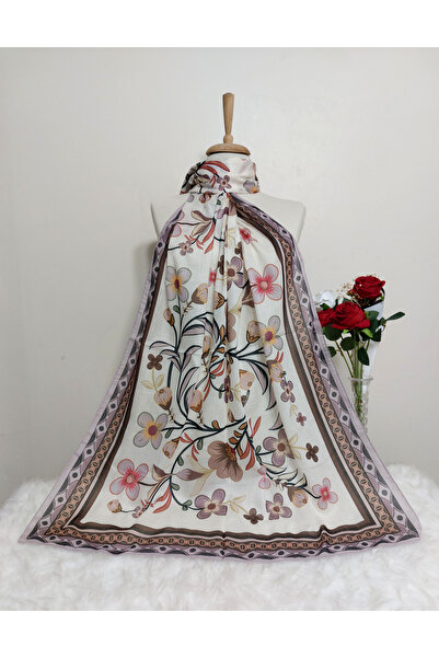 REMOMODA شال قطن ناعم منقوش