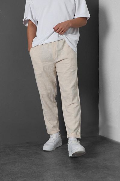 viperkombin Λινό παντελόνι Regular Fit Summer Muslin Ύφασμα
