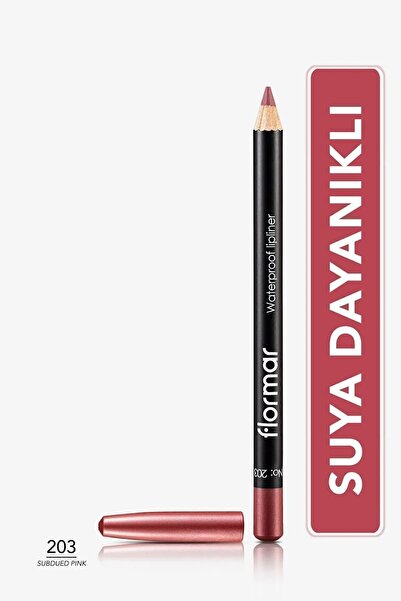 Flormar Waterproof Lip Liner Pencil 203 Subdued Pink47000037-203
