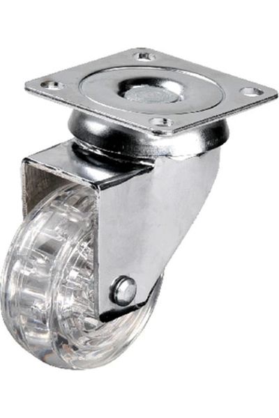 STOREMAX Hts 301 - 50X20 mm Transparent Roller Table Wheel