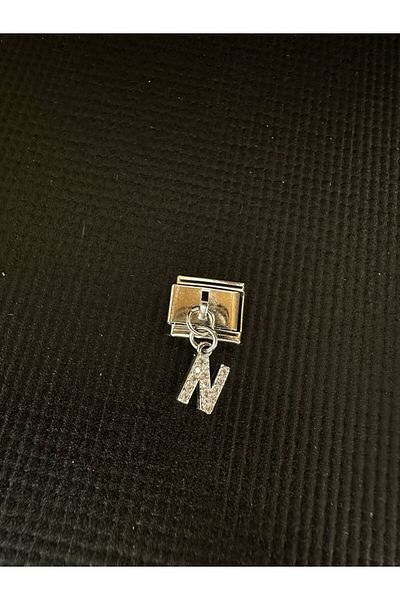 Mutenaura Stainless Steel Nomination Charm/ Letters