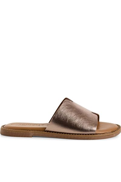 Tamaris Brown Mules Womens Shoes