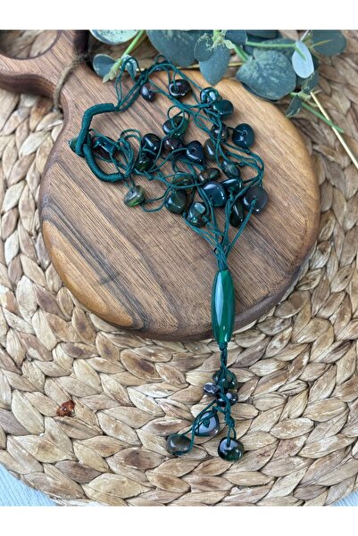 SEDEF TAKI Vintage Taş kolye