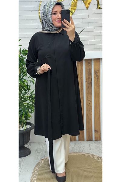 Meryemce Butik Multi-Purpose Crepe Tunic (Standard Size Fits up to Size 48)