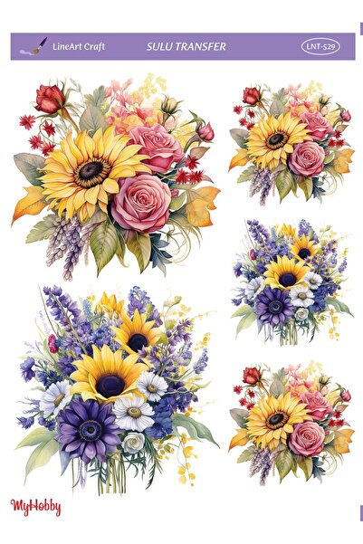 LİNEART Lineart Sulu Transfer No:LNT529 25x35cm