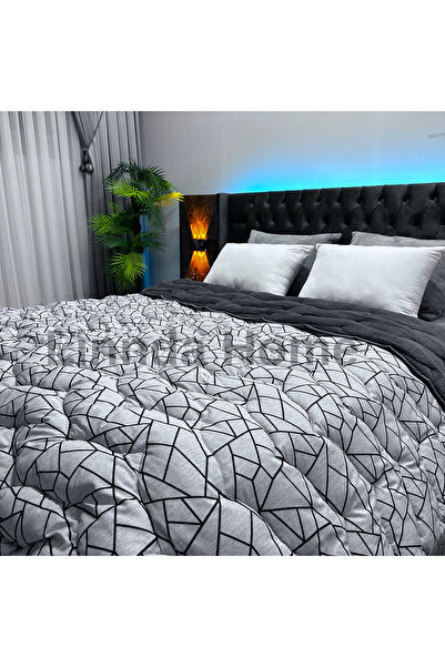 Linnda Home Premium Welsoft Çift Taraflı Ultra Soft Yorgan Çift Kişilik Uyku ...