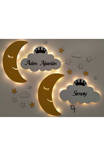 Genel Markalar Led Işıklı Çocuk Odası Duvar Dekorasyon