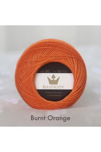 Choice 8115 Rhapsody Premium Size 80 Cotton Crhet Thread 100% Egyptian Mercer...