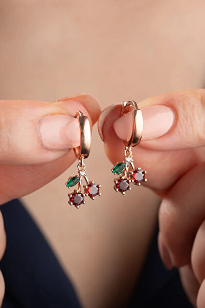 VAOOV 925 Ayar Gümüş Kiraz Küpe