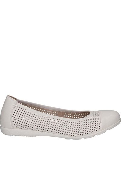 Caprice Pantofi de damă balerini albi