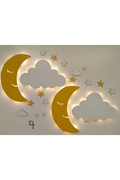 Genel Markalar Led Işıklı Çocuk Odası Duvar Dekorasyon