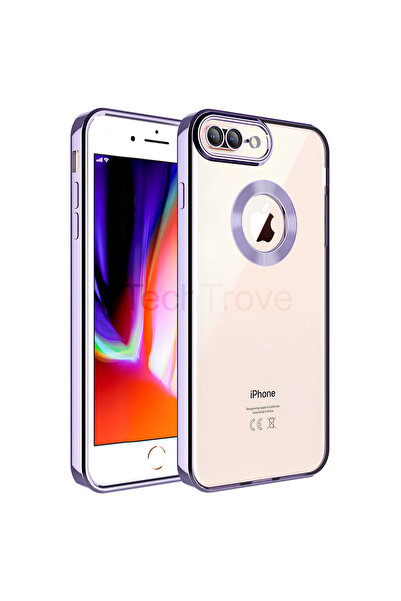 TechTrove İphone 8 Plus Kılıf Kamera Korumalı Logo Gösteren Kapak