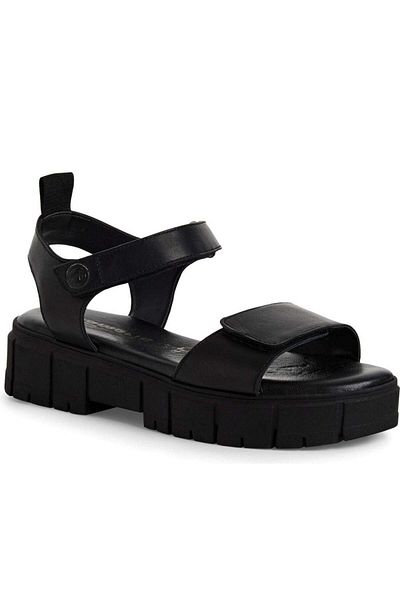 Tamaris Black Sandals Womens Shoes