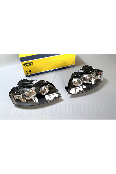 Marelli 2 x AUDİ A3 8P 2003-2008 HALOJEN ÖN FAR SOL-SAĞ TAKIM MARELLİ