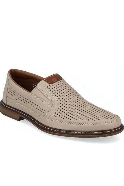Rieker Beige Formal Shoes Mens Shoes
