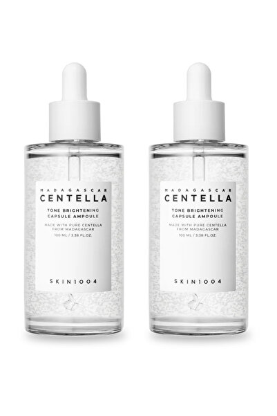 Skin1004 أمبولات كبسولات مدغشقر سنتيلا تون لتفتيح البشرة، 2 زجاجة، 100 مل