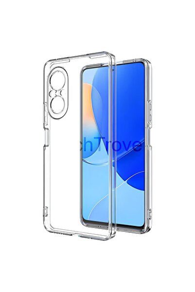 TechTrove Huawei Nova 9 SE Kılıf Kamera Koruma Çıkıntılı Şeffaf ve Esnek Sili...