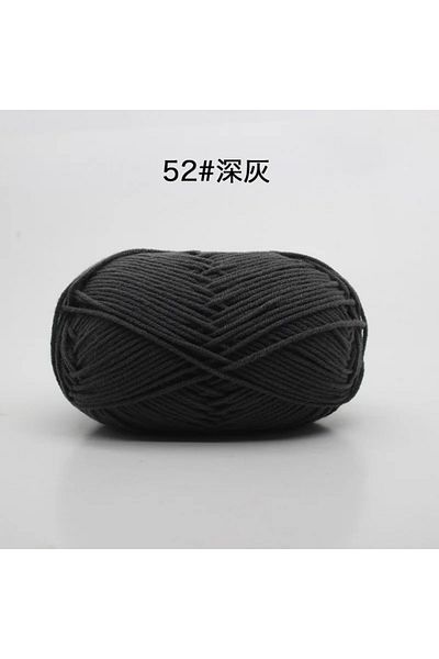 Choice 52 Likeecords 4-Strand Milk Cotton Knitting Wool Yarn 60g/roll Soft Baby Yarn For Crochet Craft Swe