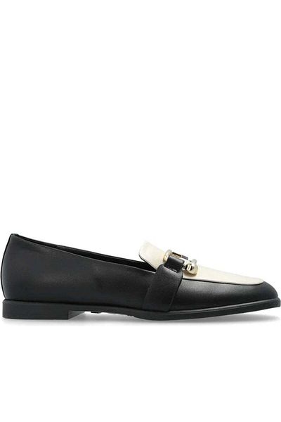 FURLA Black Loafers Womens Shoes