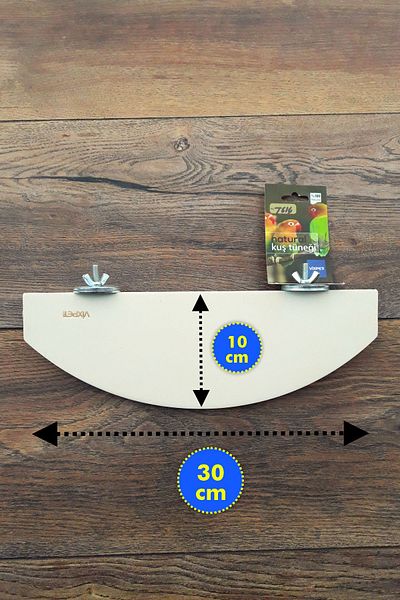 Vixpet Venty Natural Parrot Stand Perch 30 cm |   Sultan, Konur, Muhabbet, Monk, Lori, Forpus, Sevda - T614