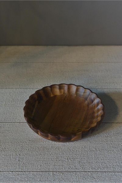 şirin eşyalarım Akasya Curve Presentation Plate Small Size - 1 Piece