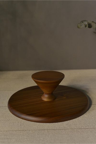 şirin eşyalarım Acacia Footed Cake & Pastry Presentation Serving Stand - 1 Piece