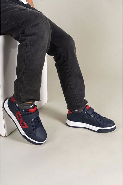 Beruflic Glasses-X Children's Shoes Navy Blue Red White