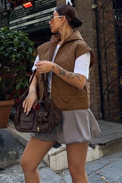 KAZAK Sveta Quilted Puffer Vest 5144-08