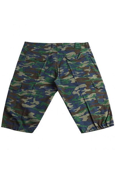marufshop Plus Size Men's Camouflage Shorts Green