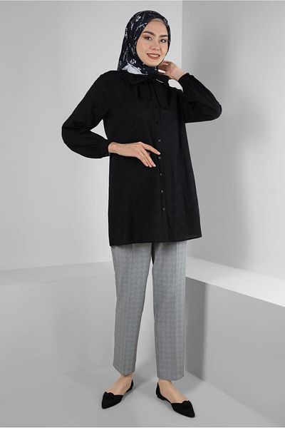 Alvina PLAID PATTERNED CLASSIC PANTS 70531