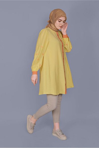 Alvina Daisy Embroidered Tunic 41689