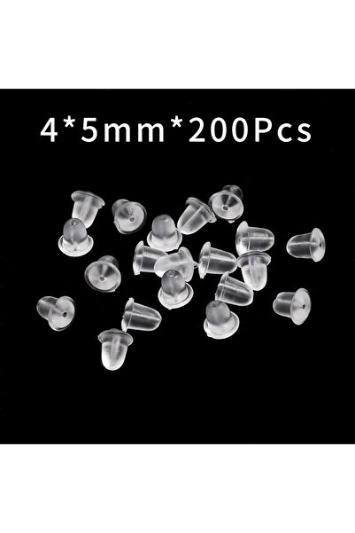 Choice 4x5mm 200 قطعة/الوحدة حلق الظهر سيليكون جولة سدادة الأذن قبعات محظورة ...