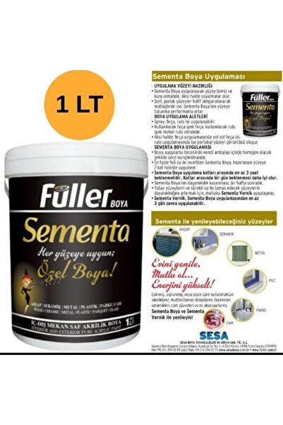 Füller Sementa Yeni Nesil Dönüşüm Boyası Beyaz- Dolap-fayans-cam-plastik-ahşa...