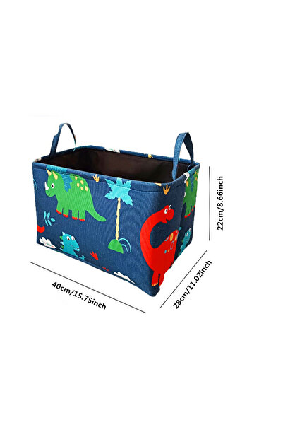Choice 1 سلة تخزين ديناصور قابلة للطي سلة غسيل ألعاب تخزين ملابس منظم صندوق ت...