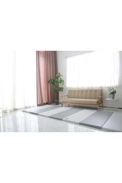 Caraz Protective Rug Caraz Signature Alternate, Foldable, 8 Shock Absorption Layers, 200 x 140 x 4 cm, Whi
