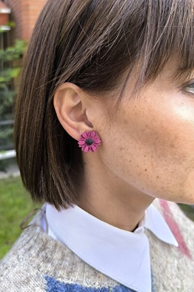 thecolourfully أقراط ديزي البسيطة - التوت المجمد (طين البوليمر - أقراط الأظاف...