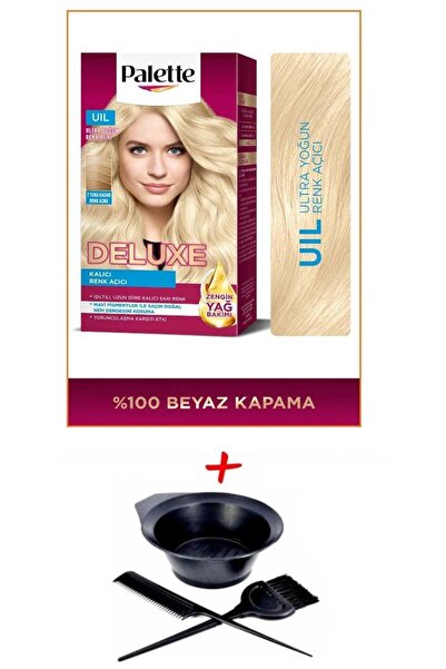Palette Deluxe Saç Boyası Uıl Ultra Yoğun Renk Açıcı + Boyama Seti