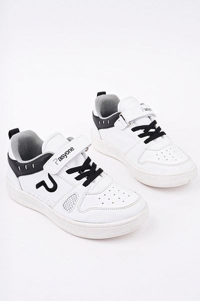 pasyone Pantofi sport casual pentru copii albi