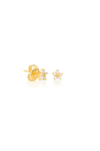 NAVARRO Cute Design Newborn Medical Earrings - Gold G116