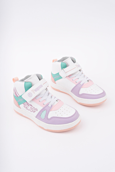 pasyone Powder Kids High Top Casual Sneakers