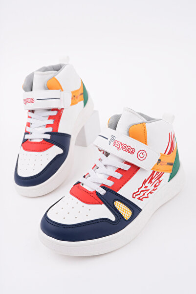 pasyone Green Children's High-Rise Casual Sports Shoes