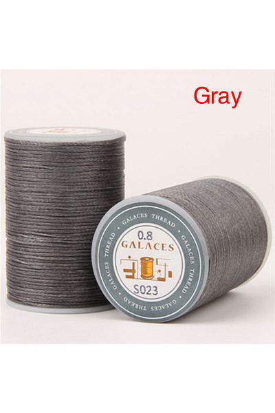 Choice G 90m 0.8mm Flat Waxed Sewing Line Thickness Waxed Thread For Leather Waxed Cord For Leather Craft .