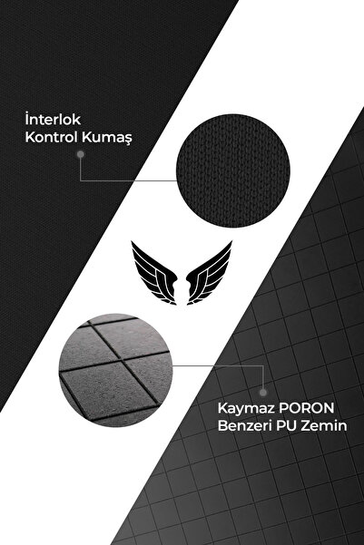 GoLite Classic - 70x30 Siyah Gaming Oyuncu Mouse Pad Kaymaz Taban Büyük Ped Klavye Fare Altlığı Mousepad