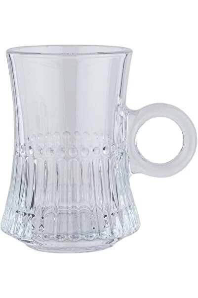 ALSAIF Zad Tea Cup With Pvc Window Plastic Box, 6 Pieces, 119 Ml, Multicolored