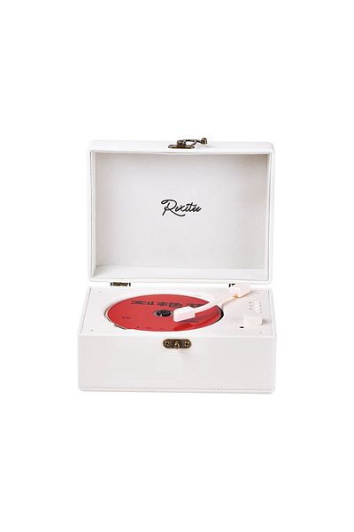 Choice A2 Vintage Leather CD Player Two-way Bluetooth 5.0 Built-in Speaker Portable Rechargeable CD Music P