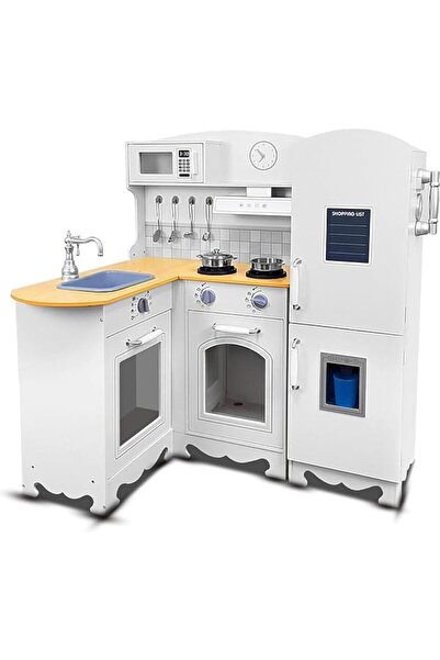 Star Kids مجموعة ألعاب المطبخ الخشبية للأطفال، 3 قطع