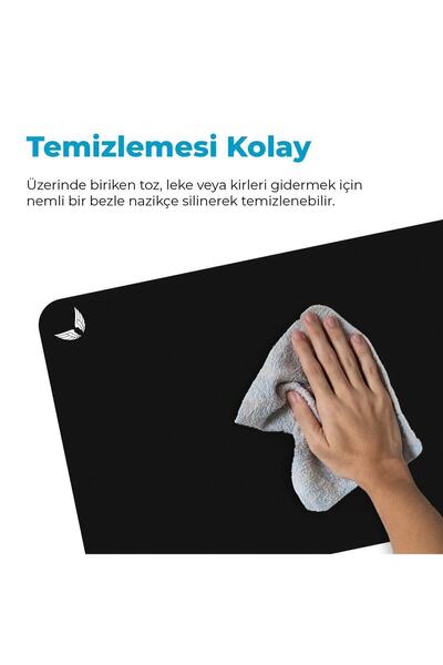 GoLite Classic - 70x30 Siyah Gaming Oyuncu Mouse Pad Kaymaz Taban Büyük Ped Klavye Fare Altlığı Mousepad